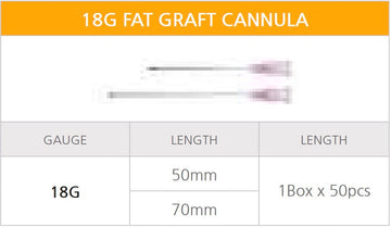 Allure Fat Graft Cannula (Box of 50 pcs)