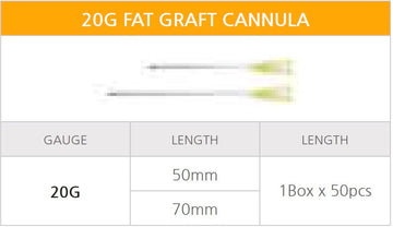 Allure Fat Graft Cannula (Box of 50 pcs)