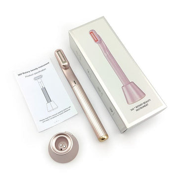 Hot Sale Skincare Vibration Anti Wrinkle Aging Face Lift Red Therapy Light Wand Pen Ems Eye Massager Device Microcurrent
