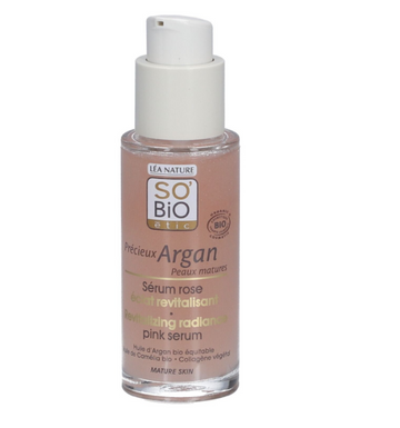 SO'Bio étic Précieux Argan Revitalizing Radiance Pink Serum 30ml