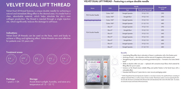 Velancia Lifting Threads (Per Pouch)